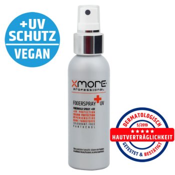 Preview: Xmore Fixierspray +UV 100ml Preview: xmore fixierspray +uv vorteile